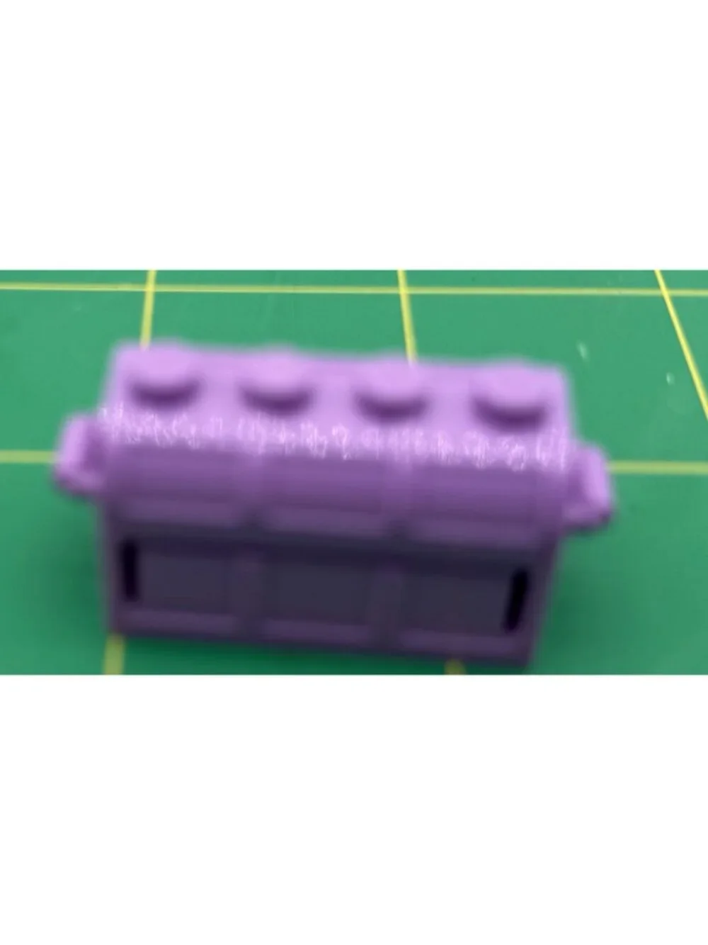 Lego 4738 Purple Treasure Chest Replacement With “Diamond”